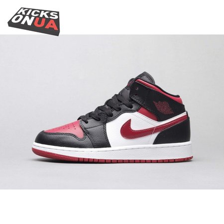 Air Jordan 1 Mid Bred Toe 36-46