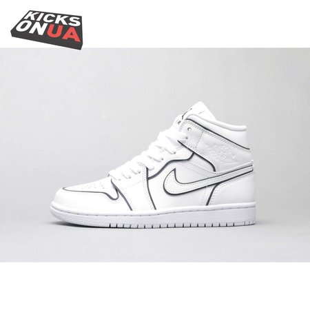 Air Jordan 1 Mid Iridescent Reflective White 36-46