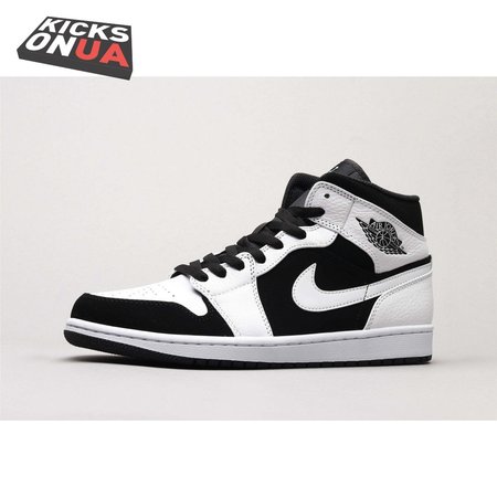 Air Jordan 1 Mid White Black 36-46