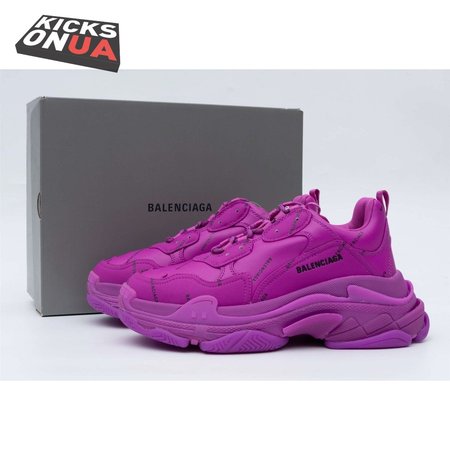 Balenciaga Triple S Allover Logo Purple SIZE: 35-45