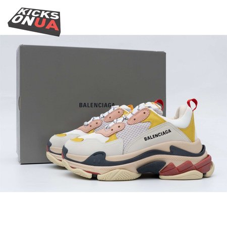 Balenciaga Triple S Cream Yellow Red (W) 35-39