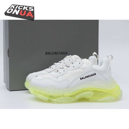 Balenciaga Triple S Clear Sole White Fluo Yellow 35-45