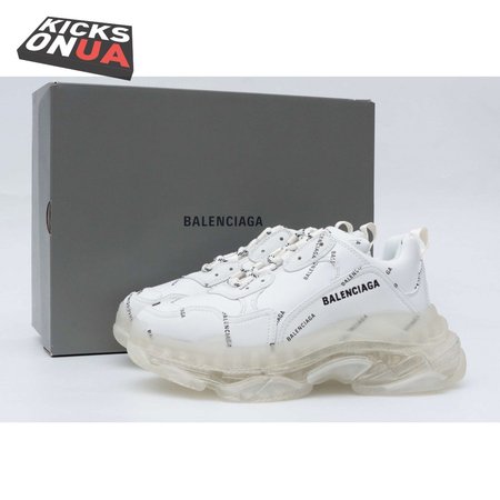 Balenciaga Triple S White Clear Sole Logo(W) 35-45