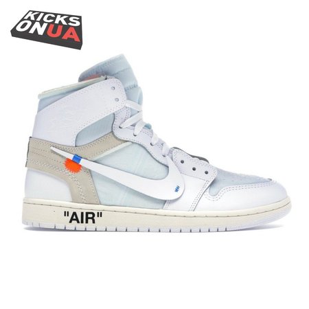 Off-White x Air Jordan 1 Retro High OG BG 'White' 2018 Size 36-47.5