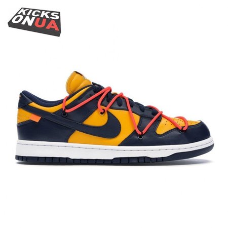 Off-White x Dunk Low 'University Gold' Size 36-46