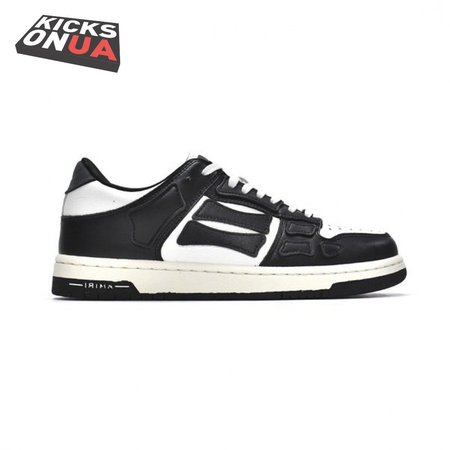 AMIRI Skel Top Low Black White Size 40-46