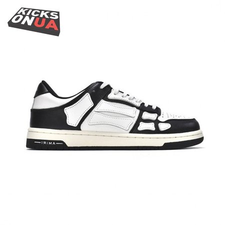 AMIRI Skel Top Low White Black Size 40-46