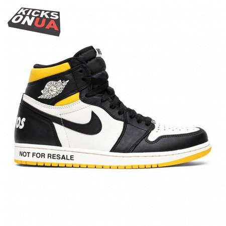 Jordan 1 Retro High "Not for Resale" Varsity Maize Size 40-47.5