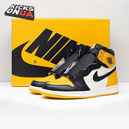 Air Jordan 1 High OG Yellow Toe Size 36-46