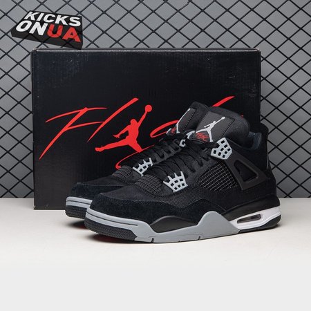 Air Jordan 4 Retro SE Black Canvas DH7138-006 Size 40-47.5