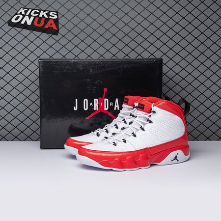 Jordan 9 Retro White Gym Red 302370-160 Size 40-47.5