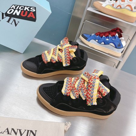 LANVIN Curb sneakers black DRA2-A2010 Size 35-45