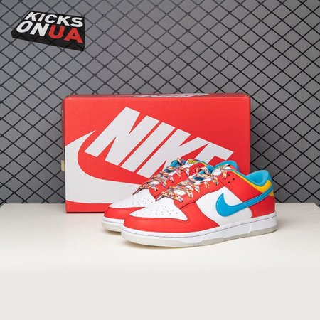 Nike Dunk Low QS LeBron James Fruity Pebbles DH8009-600 Size 36-47