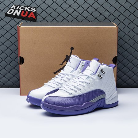 Air Jordan 12 White Purple Size 40-47.5