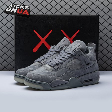 KAWS x Air Jordan 4 Retro 'Cool Grey' Size 40-47.5