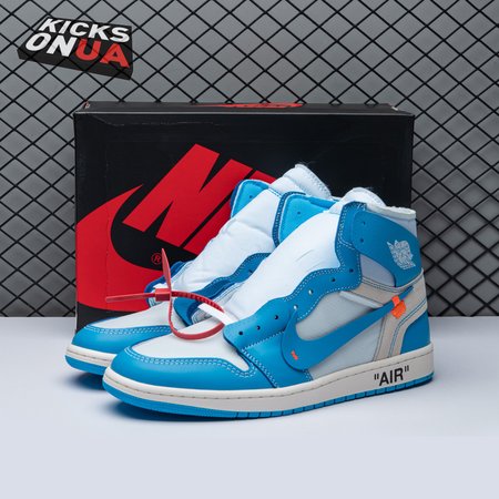 Off-White x Air Jordan 1 Retro High OG 'UNC' Size 36-47.5