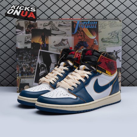 Jordan 1 Retro High Union Los Angeles Blue Toe Size 36-47.5